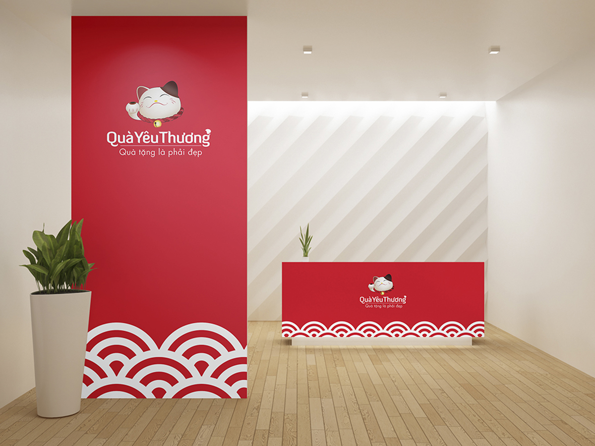 QUÀ YÊU THƯƠNG - Sức sống mới với mẫu thiết kế logo và nhận diện thương hiệu Quà Yêu Thương